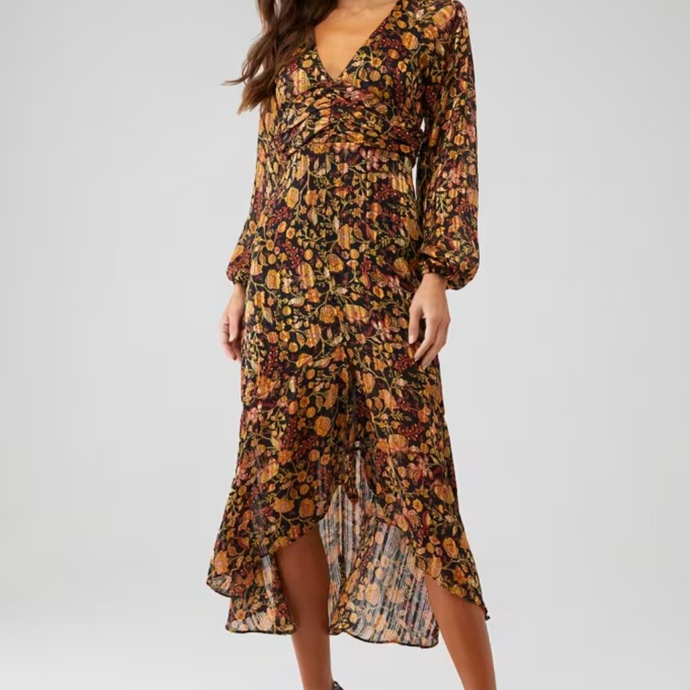 Mink Pink Feeling Bold Midi Dress